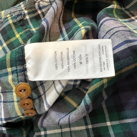 J Crew Boy Shirt in Tartan 0 - Picture 5 of 6